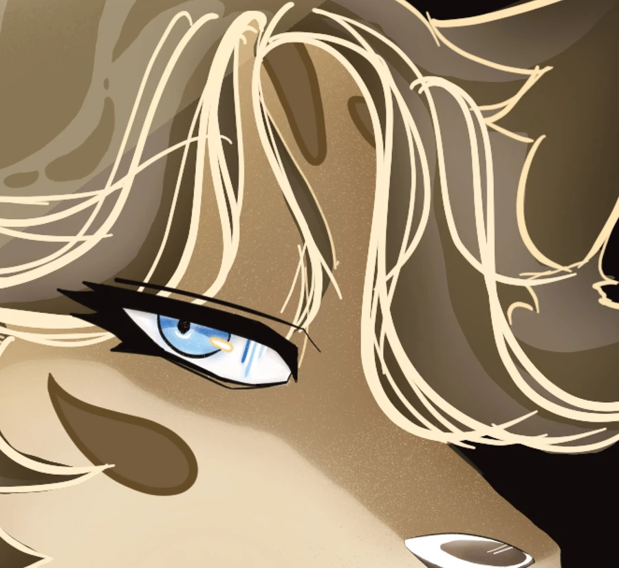 A close-up of Oofie's illustrated character